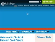 Tablet Screenshot of circleofconcern.org
